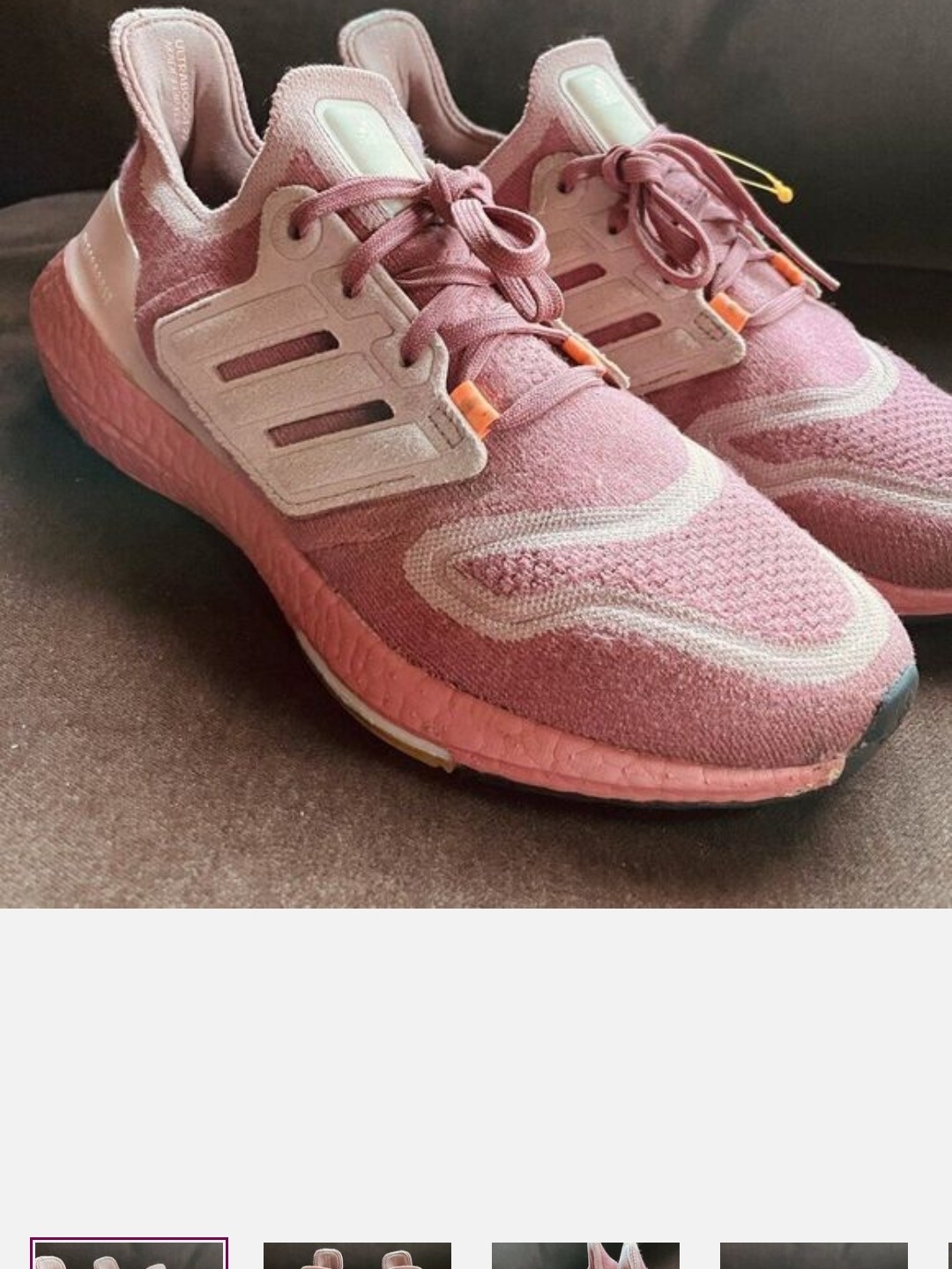Stella Mccartney Ultraboost Adidas Womens Pink Running Sneakers Brand New 712